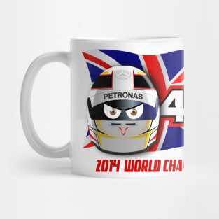 LEWIS HAMILTON_2014_World Champion_Helmet Mug